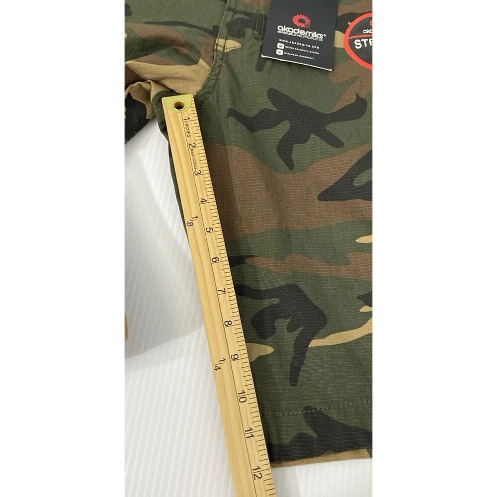 Akademiks Shorts Men's 30 Camouflage Cargo Belted Grunge Skater Y2K Street 90s - Picture 6 of 16